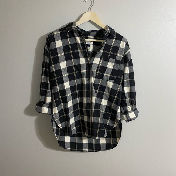 Plaid Button-Up Shirt - Picture 1 of 2